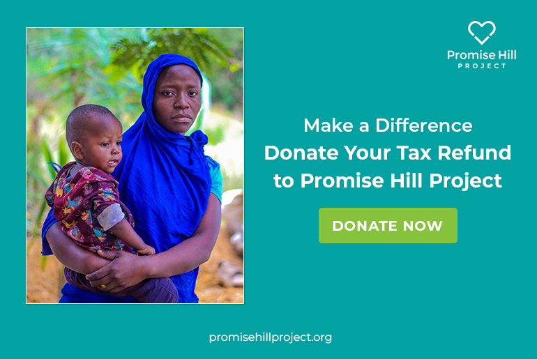 Donate tax refund to Promise Hill Project to support essential community programs.