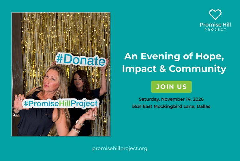 Guests at the Promise Hill Annual Fundraiser in Dallas.