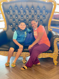 Distribution-school-supplies-to-the-OakCliff,-Texas-community